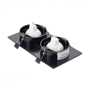 DK3022-BK Встраиваемый светильник, IP 20, 10 Вт, GU5.3, LED, черный, пластик в Надыме - nadym.ok-mebel.com | фото 3