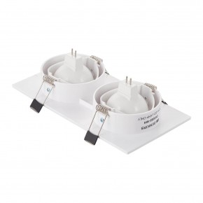 DK3022-WH Встраиваемый светильник, IP 20, 10 Вт, GU5.3, LED, белый, пластик в Надыме - nadym.ok-mebel.com | фото 3
