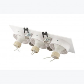 DK3023-WH Встраиваемый светильник, IP 20, 10 Вт, GU5.3, LED, белый, пластик в Надыме - nadym.ok-mebel.com | фото 4
