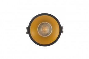 DK3026-BG Встраиваемый светильник, IP 20, 10 Вт, GU5.3, LED, черный/золотой, пластик в Надыме - nadym.ok-mebel.com | фото 1