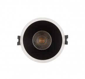 DK3026-WB Встраиваемый светильник, IP 20, 10 Вт, GU5.3, LED, белый/черный, пластик в Надыме - nadym.ok-mebel.com | фото