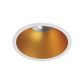 DK3026-WG Встраиваемый светильник, IP 20, 10 Вт, GU5.3, LED, белый/золотой, пластик в Надыме - nadym.ok-mebel.com | фото
