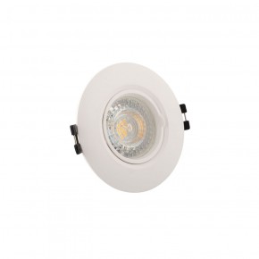 DK3028-WH Встраиваемый светильник, IP 20, 10 Вт, GU5.3, LED, белый, пластик в Надыме - nadym.ok-mebel.com | фото 2