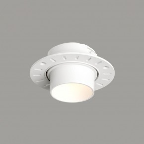 DK3056-WH Встраиваемый светильник под шпатлевку, IP20, до 15 Вт, LED, GU5,3, белый, пластик в Надыме - nadym.ok-mebel.com | фото 1