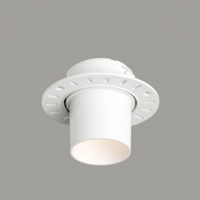 DK3057-WH Встраиваемый светильник под шпатлевку, IP20, до 15 Вт, LED, GU5,3, белый, пластик в Надыме - nadym.ok-mebel.com | фото