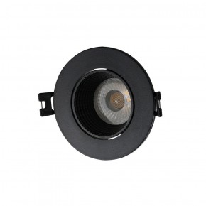 DK3061-BK Встраиваемый светильник, IP 20, 10 Вт, GU5.3, LED, черный/черный, пластик в Надыме - nadym.ok-mebel.com | фото