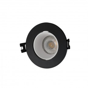 DK3061-BK+WH Встраиваемый светильник, IP 20, 10 Вт, GU5.3, LED, черный/белый, пластик в Надыме - nadym.ok-mebel.com | фото