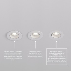 DK3061-WBR Встраиваемый светильник, IP 20, 10 Вт, GU5.3, LED, белый/бронзовый, пластик в Надыме - nadym.ok-mebel.com | фото 4