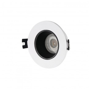DK3061-WH+BK Встраиваемый светильник, IP 20, 10 Вт, GU5.3, LED, белый/черный, пластик в Надыме - nadym.ok-mebel.com | фото