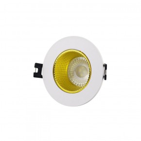 DK3061-WH+YE Встраиваемый светильник, IP 20, 10 Вт, GU5.3, LED, белый/желтый, пластик в Надыме - nadym.ok-mebel.com | фото