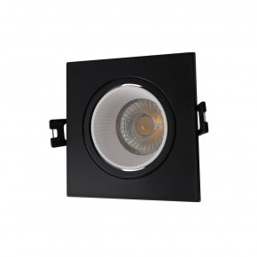 DK3071-BK+WH Встраиваемый светильник, IP 20, 10 Вт, GU5.3, LED, черный/белый, пластик в Надыме - nadym.ok-mebel.com | фото