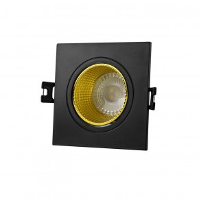 DK3071-BK+YE Встраиваемый светильник, IP 20, 10 Вт, GU5.3, LED, черный/желтый, пластик в Надыме - nadym.ok-mebel.com | фото