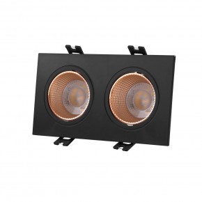 DK3072-BBR Встраиваемый светильник, IP 20, 10 Вт, GU5.3, LED, черный/бронзовый, пластик в Надыме - nadym.ok-mebel.com | фото