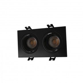 DK3072-BK Встраиваемый светильник, IP 20, 10 Вт, GU5.3, LED, черный/черный, пластик в Надыме - nadym.ok-mebel.com | фото