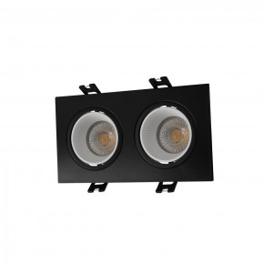 DK3072-BK+WH Встраиваемый светильник, IP 20, 10 Вт, GU5.3, LED, черный/белый, пластик в Надыме - nadym.ok-mebel.com | фото