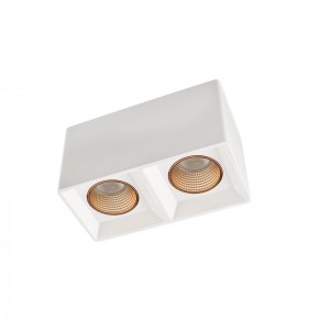 DK3085-WH+BR Светильник накладной IP 20, 10 Вт, GU5.3, LED, белый/бронзовый, пластик в Надыме - nadym.ok-mebel.com | фото