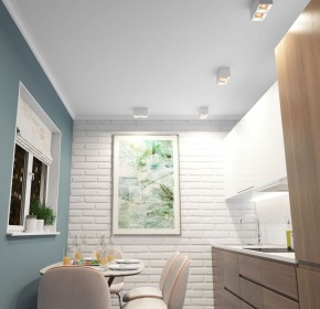 DK3085-WH+BR Светильник накладной IP 20, 10 Вт, GU5.3, LED, белый/бронзовый, пластик в Надыме - nadym.ok-mebel.com | фото 2