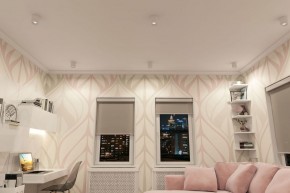 DK3090-WH+CH Светильник накладной IP 20, 10 Вт, GU5.3, LED, белый/хром, пластик в Надыме - nadym.ok-mebel.com | фото 2