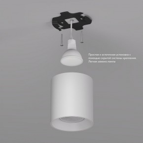 DK3090-WH Светильник накладной IP 20, 10 Вт, GU5.3, LED, белый/белый, пластик в Надыме - nadym.ok-mebel.com | фото 2