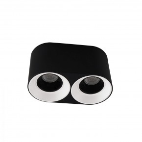 DK3096-BW+BK Светильник накладной IP 20, 10 Вт, GU5.3, LED, черно-белый/черный, пластик в Надыме - nadym.ok-mebel.com | фото