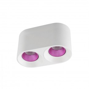 DK3096-WH+PI Светильник накладной IP 20, 10 Вт, GU5.3, LED, белый/розовый, пластик в Надыме - nadym.ok-mebel.com | фото