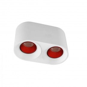 DK3096-WH+RD Светильник накладной IP 20, 10 Вт, GU5.3, LED, белый/красный, пластик в Надыме - nadym.ok-mebel.com | фото