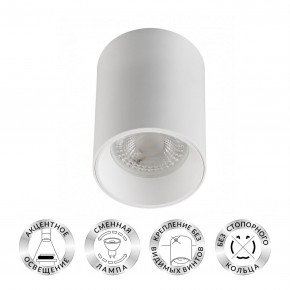 DK3110-WH Светильник накладной IP 20, 10 Вт, GU5.3, LED, белый, пластик в Надыме - nadym.ok-mebel.com | фото