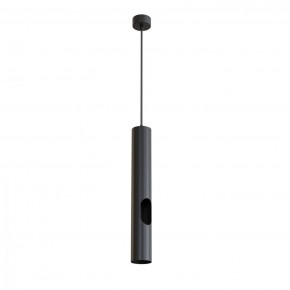 DK4045-BK Подвесной светильник, с декоративным вырезом, IP 20, до 15 Вт, LED, GU10, черный, алюминий в Надыме - nadym.ok-mebel.com | фото