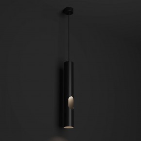 DK4045-BK Подвесной светильник, с декоративным вырезом, IP 20, до 15 Вт, LED, GU10, черный, алюминий в Надыме - nadym.ok-mebel.com | фото 2