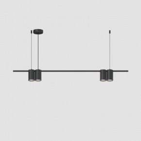 DK4061-BK Подвесной светильник ORBIT, IP20, 4xGU10 LED до 15 Вт, черный матовый, алюминий в Надыме - nadym.ok-mebel.com | фото