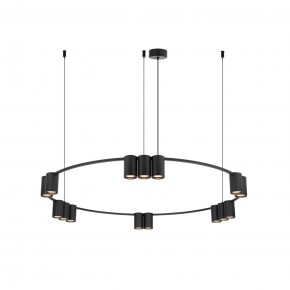 DK4067-BK Подвесной светильник ORBIT, IP20, 15xGU10 LED до 15 Вт, черный матовый, алюминий в Надыме - nadym.ok-mebel.com | фото 3