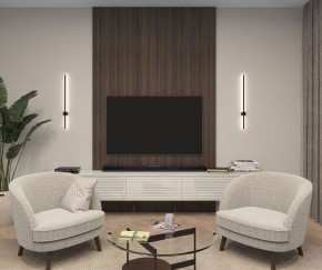 DK5012-BK Бра 800 мм, 3000К, IP20, 7 Вт, черный, алюминий в Надыме - nadym.ok-mebel.com | фото 5