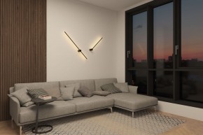 DK5012-BK Бра 800 мм, 3000К, IP20, 7 Вт, черный, алюминий в Надыме - nadym.ok-mebel.com | фото 7