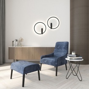 DK5035-BK Бра ROUND со светодиодом, IP20, 24W, 3000/4000/6500K, черный, алюминий в Надыме - nadym.ok-mebel.com | фото 8