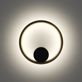 DK5060-BK+SG Бра ORBIT, IP20, 3000К, LED, 10 Вт, черный + сатинированное золото, алюминий в Надыме - nadym.ok-mebel.com | фото 4