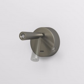 DK5072-DN Бра SHINE WALL со светодиодом, D104*H68, IP20, 3000К, 3W, RA?90, темный никель, алюминий в Надыме - nadym.ok-mebel.com | фото 3