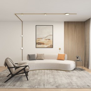DK5072-SB Бра SHINE WALL со светодиодом, D104*H68, IP20, 3000К, 3W, RA?90, сатинированная латунь, алюминий в Надыме - nadym.ok-mebel.com | фото 5