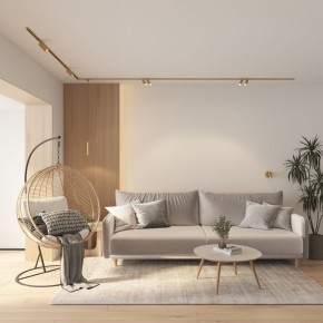 DK5072-SB Бра SHINE WALL со светодиодом, D104*H68, IP20, 3000К, 3W, RA?90, сатинированная латунь, алюминий в Надыме - nadym.ok-mebel.com | фото 8