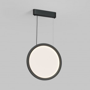DK6604-BK Подвесной вертикальный светильник Veil со светодиодом H1500 d450 220V 36W 3000-6000K IP20 черный алюминий в Надыме - nadym.ok-mebel.com | фото