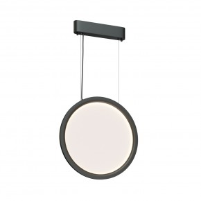 DK6604-BK Подвесной вертикальный светильник Veil со светодиодом H1500 d450 220V 36W 3000-6000K IP20 черный алюминий в Надыме - nadym.ok-mebel.com | фото 3