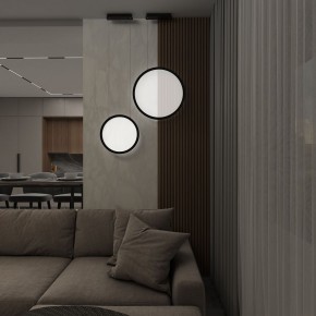 DK6606-BK Подвесной вертикальный светильник Veil со светодиодом H1700 d600 220V 48W 3000-6000K IP20 черный алюминий в Надыме - nadym.ok-mebel.com | фото 7