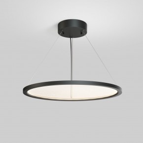 DK6616-BK Подвесной горизонтальный светильник Veil со светодиодом H900 d600 220V 48W 3000-6000K IP20 черный алюминий в Надыме - nadym.ok-mebel.com | фото