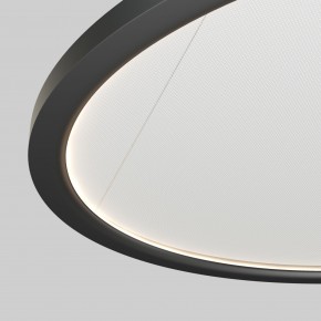 DK6616-BK Подвесной горизонтальный светильник Veil со светодиодом H900 d600 220V 48W 3000-6000K IP20 черный алюминий в Надыме - nadym.ok-mebel.com | фото 3