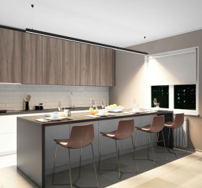 DK9304-BK Линейный светильник 72W 3000mm 4000K, черный в Надыме - nadym.ok-mebel.com | фото 5