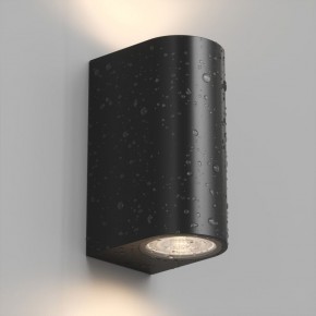 DK9791-BK Настенный уличный светильник NARVIK, IP44, 2хGU10 LED, до 15 Вт, черный, алюминий в Надыме - nadym.ok-mebel.com | фото 3