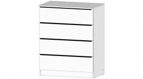 ЭЛЕГАНТ Комод 4 ящика (белый) в Надыме - nadym.ok-mebel.com | фото