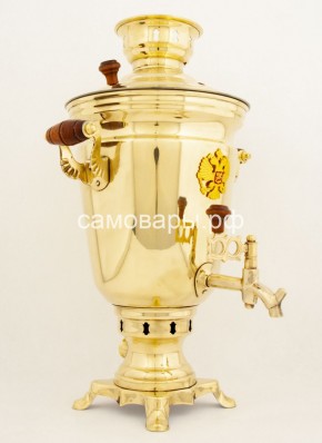 Электрический самовар "Конус с гербом" на 4 литра в Надыме - nadym.ok-mebel.com | фото 3