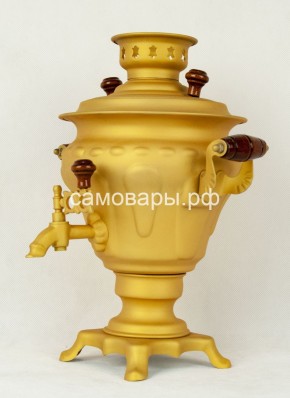 Электрический самовар "Русское золото" матовая груша на 2 литра (Ограниченная серия) в Надыме - nadym.ok-mebel.com | фото