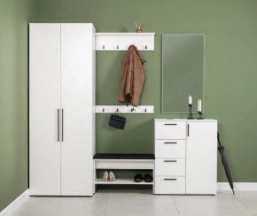 ЭЙР прихожая (модульная) Белый Шагрень в Надыме - nadym.ok-mebel.com | фото
