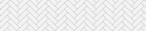 Фартук Метро керамик (белая) CPL пластик МДФ 6 мм в Надыме - nadym.ok-mebel.com | фото 1